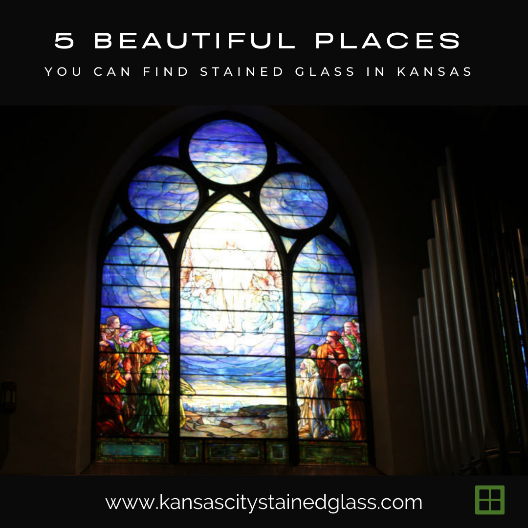 5 places stained glass kansas