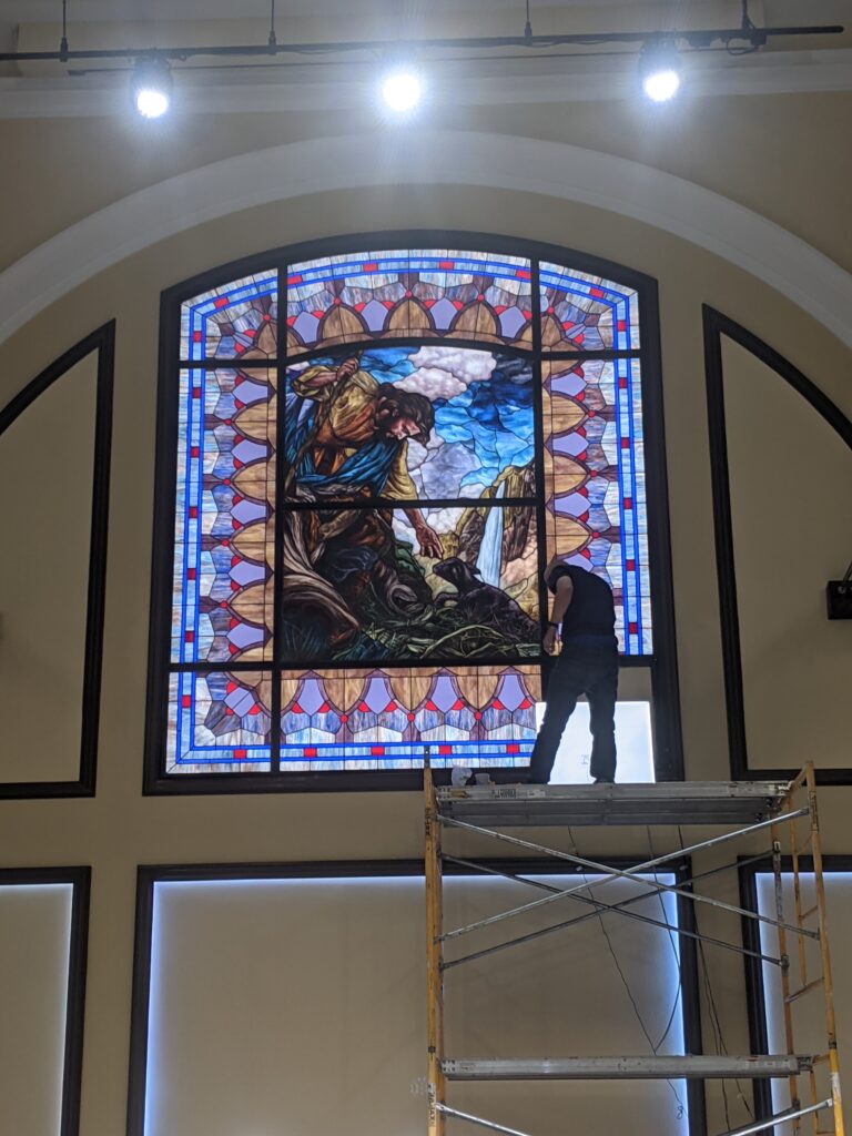 stained glass installation kansas city